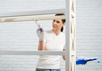 Kitchen Cabinet Spraying